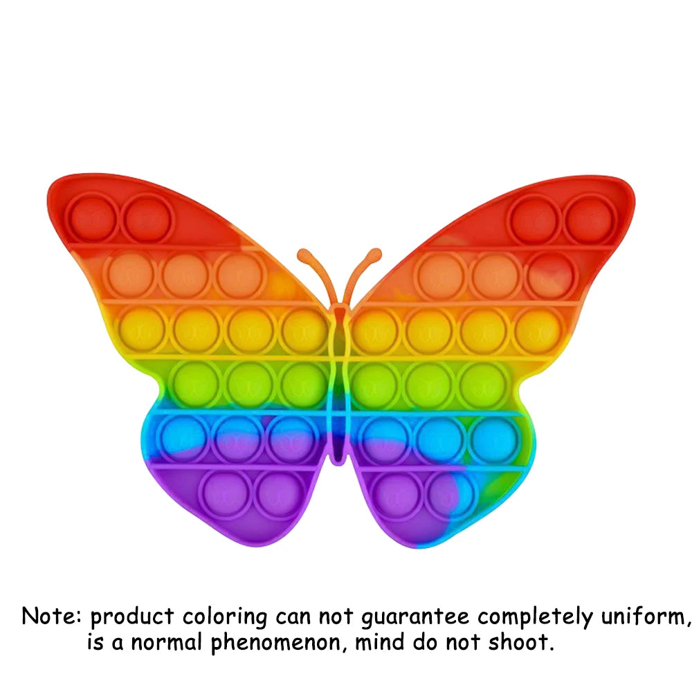Fidget en Silicone Arc-en-Ciel