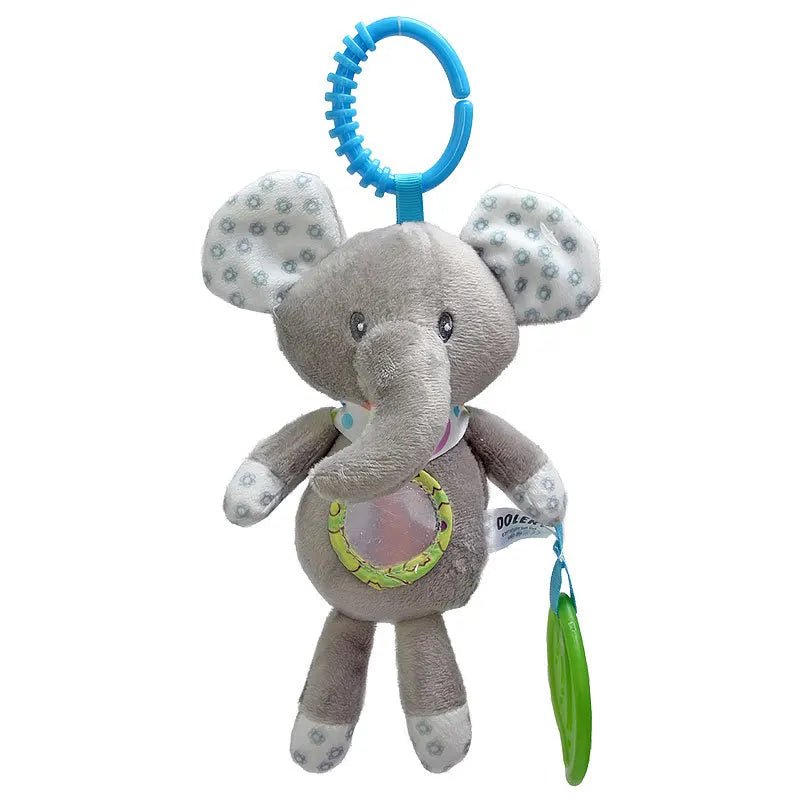 Soft Giraffe Zebra Animal Handbells Rattles Plush Infant Baby Development Handle Toys WIth Teether Baby Toy For Newborn Gifts™ - Planète bébé