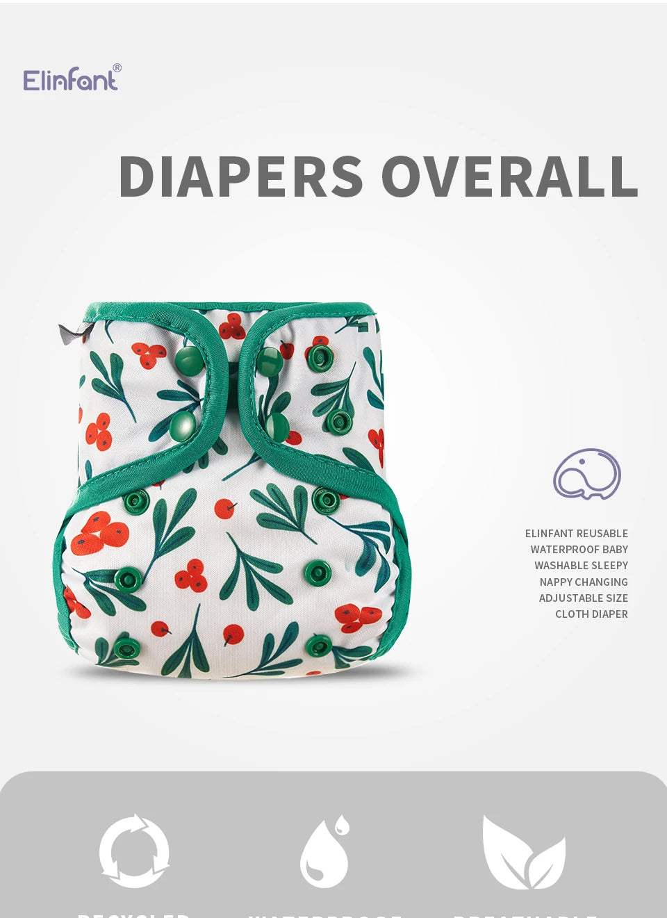 🍼🦊 Culotte de Protection Bébé HappyFlute – Imprimé Cartoon – Étanche &amp; Respirante – 0-6kg™