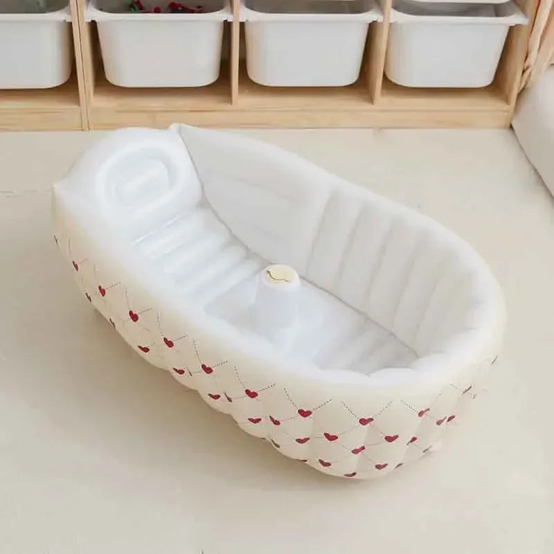 🛁💖 Baignoire Gonflable Bébé – Design "Ins Style" – Matériau Écologique &amp; Inodore – Sécurité &amp; Confort Ultimes™ - Planète bébé