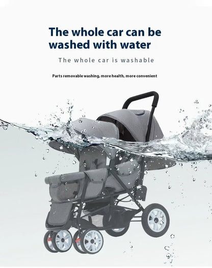 Poussette Jumeaux Haute Qualité - Planète bébé