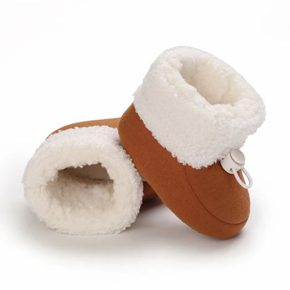 🧣❄️ Bottillons d’Hiver Bébé – Coton Chaud &amp; Semelle Antidérapante – Premiers Pas – 0 à 18 Mois™