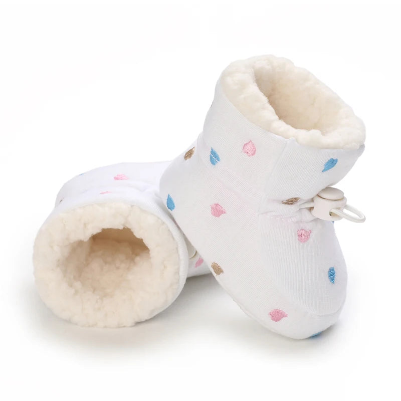 🧣❄️ Bottillons d’Hiver Bébé – Coton Chaud &amp; Semelle Antidérapante – Premiers Pas – 0 à 18 Mois™
