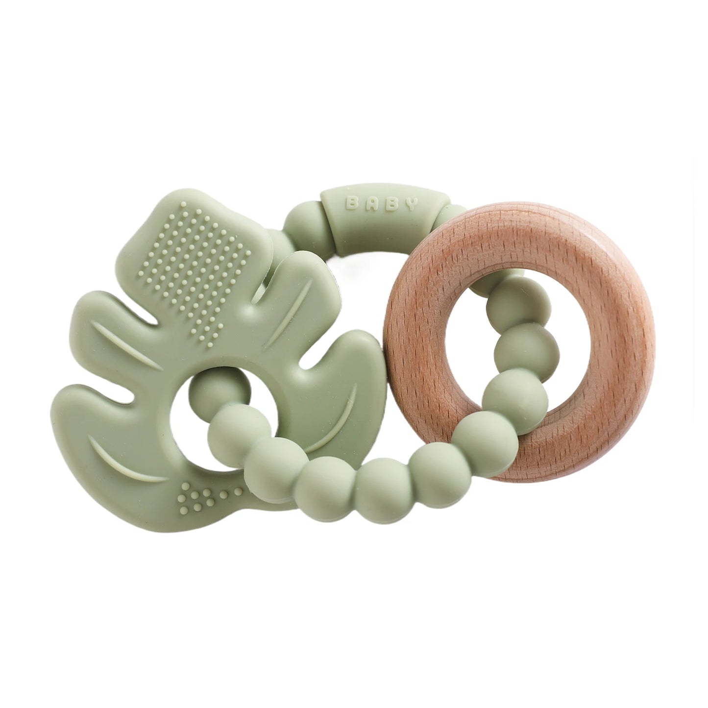 🪐👶 Anneau de Dentition Bébé – Silicone Alimentaire – Bracelet Sensoriel Planète – Dès 0 Mois™