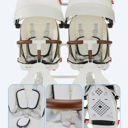 Poussette Double Bébé – Pliable &amp; Portable - Planète bébé