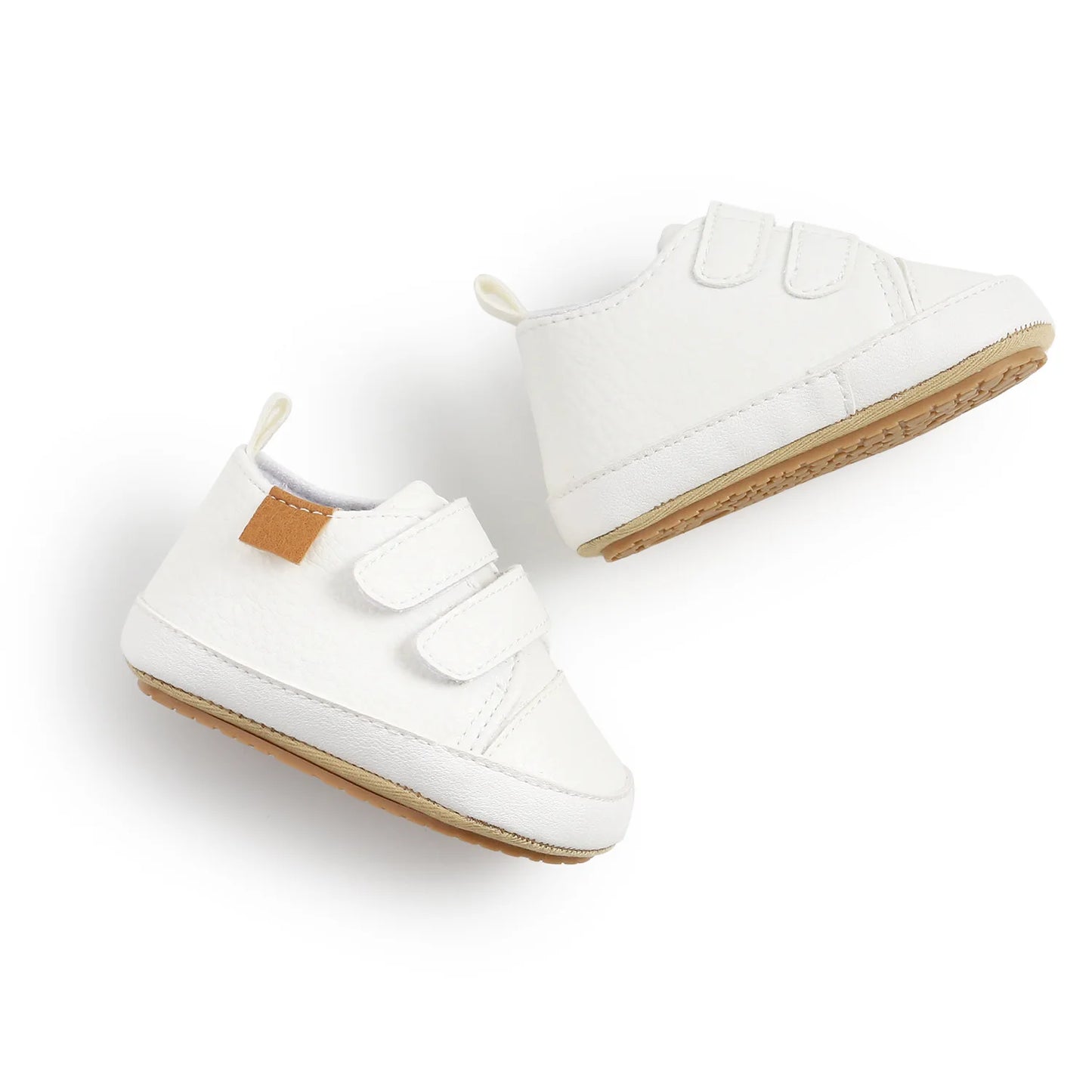 🍼 Chaussures Bébé en Cuir Rétro – Semelle Antidérapante – Meckior™