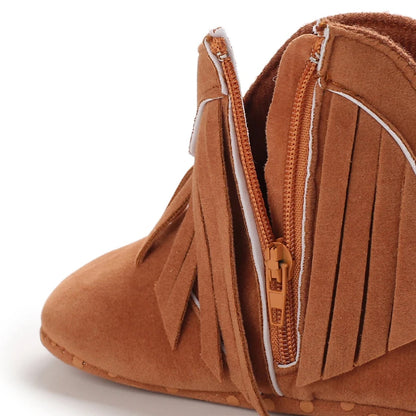👢❄️ Bottes Bébé Mode à Franges – Chaudes &amp; Antidérapantes – 0 à 18 Mois – Fille &amp; Garçon™