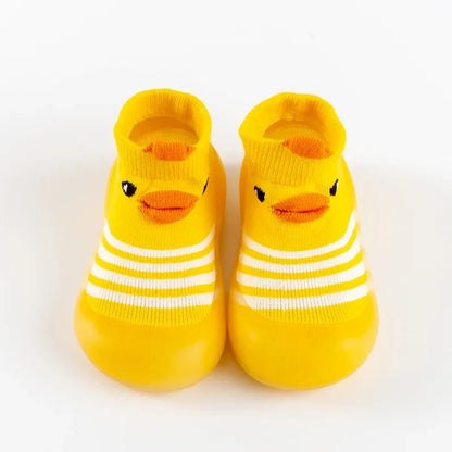 Chaussures Premiers Pas Bébé Canard Jaune