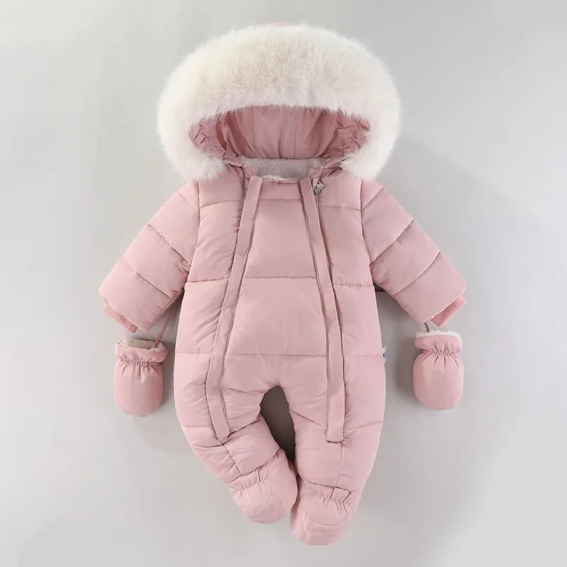 Combinaison Hiver Chaude avec Gants pour Bébé™