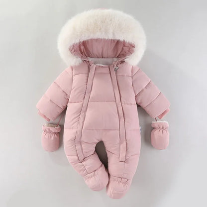 Combinaison Hiver Chaude avec Gants pour Bébé™