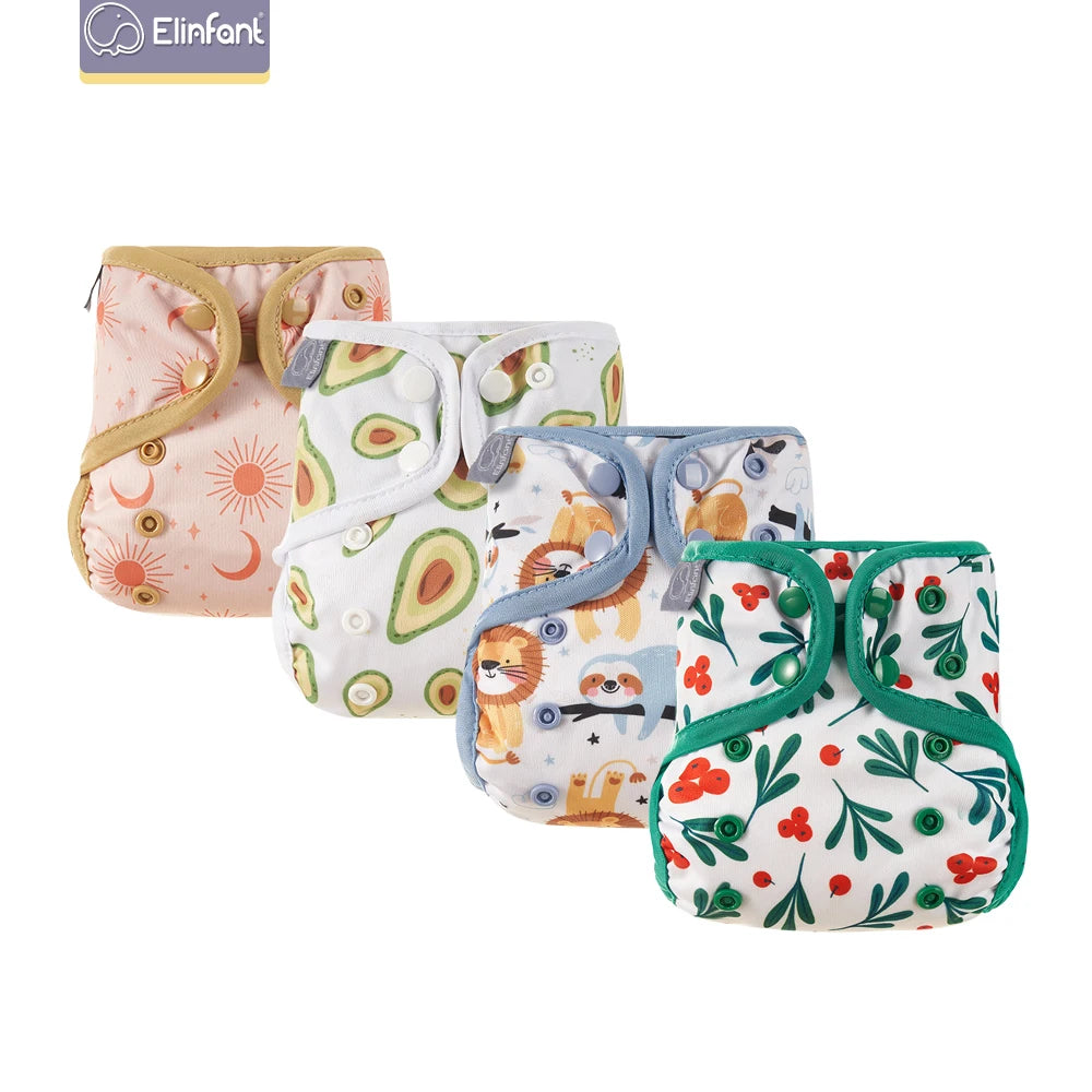 🍼🦊 Culotte de Protection Bébé HappyFlute – Imprimé Cartoon – Étanche &amp; Respirante – 0-6kg™