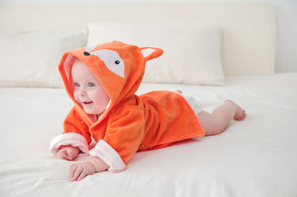 🛁 Peignoir de Bain Enfant à Capuche – Motif Cartoon – Cape de Bain Douce &amp; Confortable™ - Planète bébé
