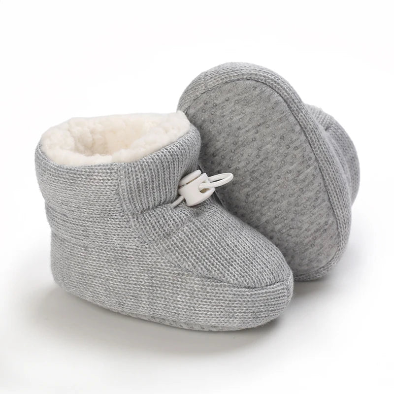 🧣❄️ Bottillons d’Hiver Bébé – Coton Chaud &amp; Semelle Antidérapante – Premiers Pas – 0 à 18 Mois™