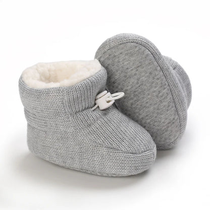 🧣❄️ Bottillons d’Hiver Bébé – Coton Chaud &amp; Semelle Antidérapante – Premiers Pas – 0 à 18 Mois™