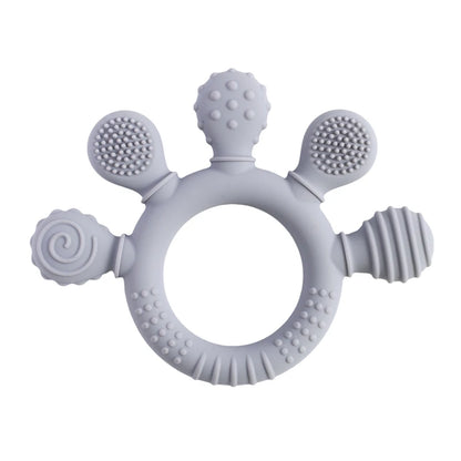 🦁👶 Anneau de Dentition en Silicone – Forme Animale Ludique – Apaisant &amp; Sensoriel™ - Planète bébé