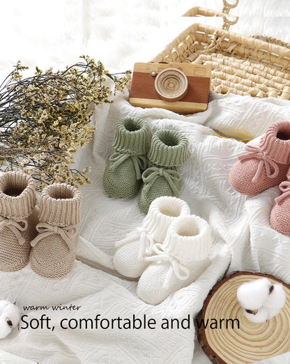 🧶 Chaussons Bébé Tricotés™