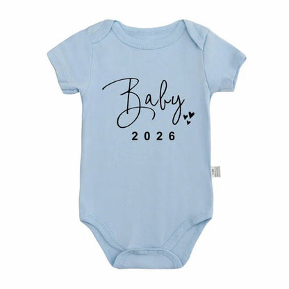 👶🎉 Body Bébé Été – Annonce Grossesse “Baby 2026” – Coton Doux à Manches Courtes™ - Planète bébé