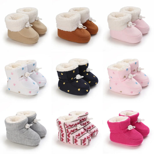 🧣❄️ Bottillons d’Hiver Bébé – Coton Chaud &amp; Semelle Antidérapante – Premiers Pas – 0 à 18 Mois™