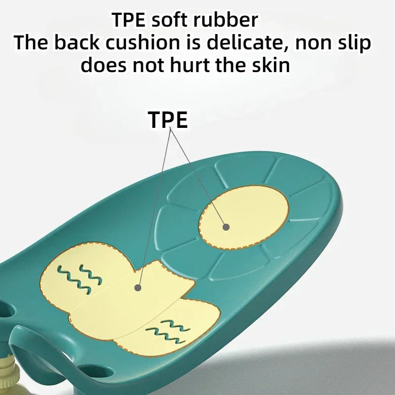 🛁👶 Support de Bain pour Bébés – Rack Multifonction pour Bain de Hanche – Tapis Antidérapant – Accessoire Douche Bébé Fille &amp; Garçon - Planète bébé