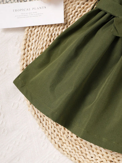 Robe Bébé Fille d’Été à Bretelles – Patchwork Color Block &amp; Style Casual™