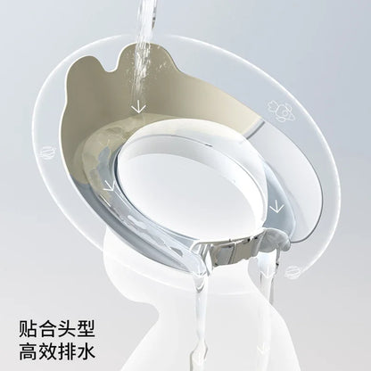 Casquette de Bain Anti-Éclaboussures pour Bébé™ – Visière de Douche Ajustable, Protection des Oreilles et du Visage
