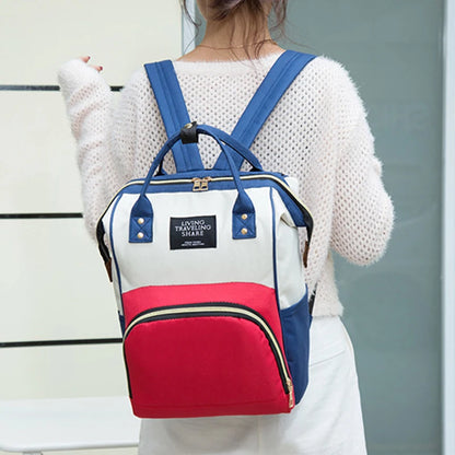 🎒👶 Sac à Langer Maman en Toile – Grande Capacité &amp; Isolation Thermique – Sac à Dos de Voyage Multifonctionnel™ - Planète bébé