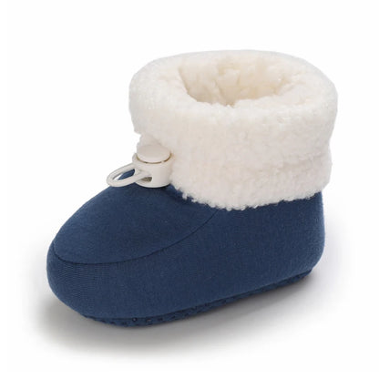 🧣❄️ Bottillons d’Hiver Bébé – Coton Chaud &amp; Semelle Antidérapante – Premiers Pas – 0 à 18 Mois™