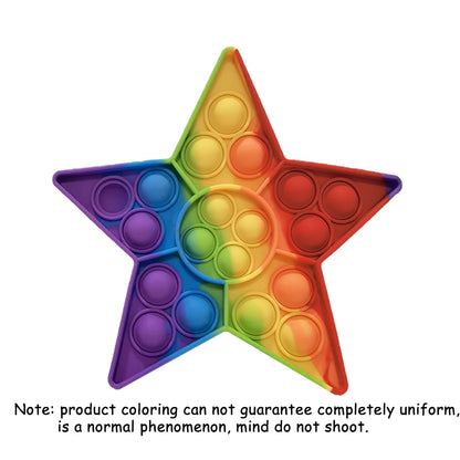 Fidget en Silicone Arc-en-Ciel