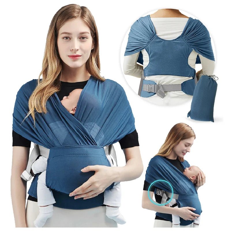 👶 Écharpe de Portage Extensible – Confort Doux pour Nouveau-né™ - Planète bébé