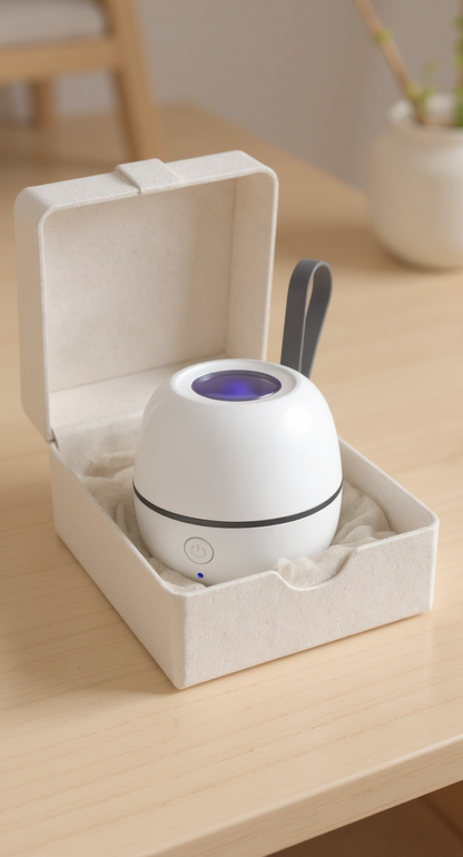 Boîte de Stérilisation Portable pour Tétine – UV 180s – Rechargeable et Compacte™