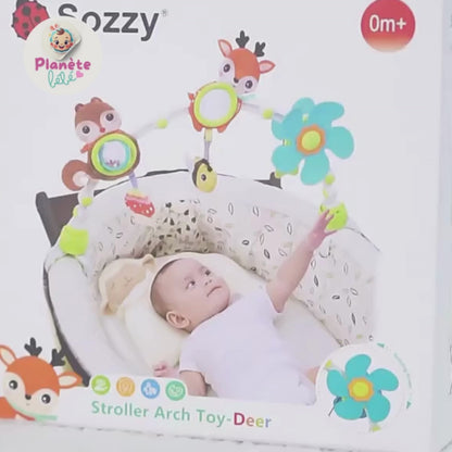 arche de jeu musicale poussette bébé