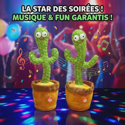 Cactus Dansant et Parlant Électronique pour Enfants – Peluche Musicale Interactive avec 120 Chansons et Lumières™