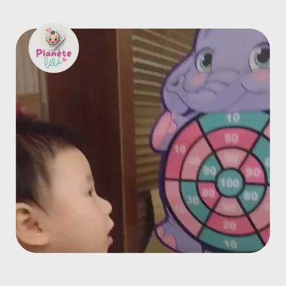 🎯 Jeu de Fléchettes Éducatif avec Balles Collantes – Pour Enfants de 3 à 7 Ans™
