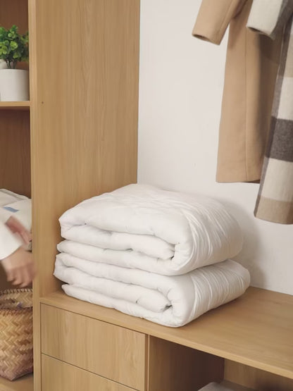 🧳 Grand Sac de Rangement Pliable – Organiseur pour Vêtements, Couvertures &amp; Literie – Poignées Renforcées + Fermeture Éclair Robuste™