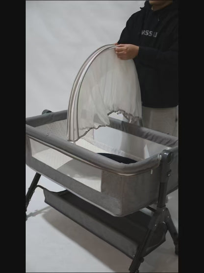 🦟 Moustiquaire Universelle pour Lit Bébé – Pliable, Portable &amp; Anti-Moustiques – Utilisable en Toute Saison™